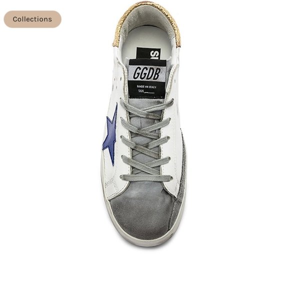(Sold) Golden Goose Superstar Sneakers White Gold - Picture 3 of 14